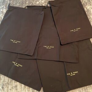 5 Rag & Bone Dust Bags New Condition